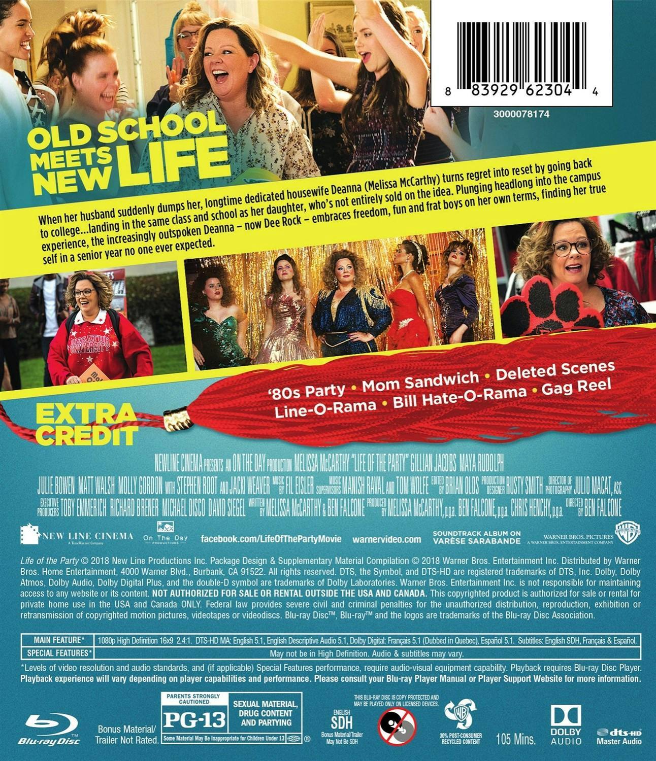 Back. Life of the Party [Blu-ray].