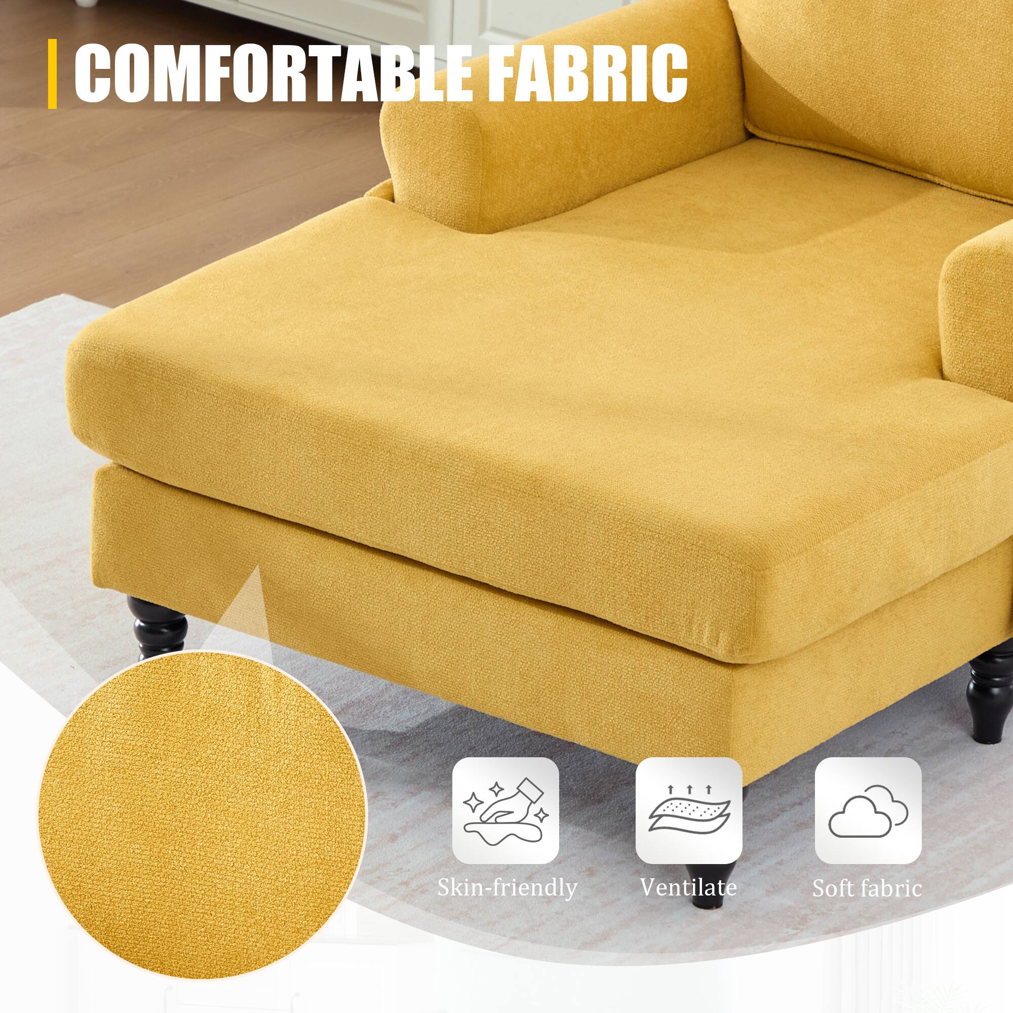 COMFORTABLE FABRIC

- Skin-friendly
- Ventilate
- Soft fabric