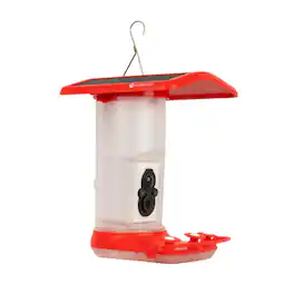 Tactacam - WiFI enabled Hummingbird feeder - Red, Clear