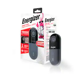 Energizer - Connect Smart 1080p Hard Wired Video Doorbell, 2-Way Audio, Cloud Storage, Remote Access, Night Vision - Black