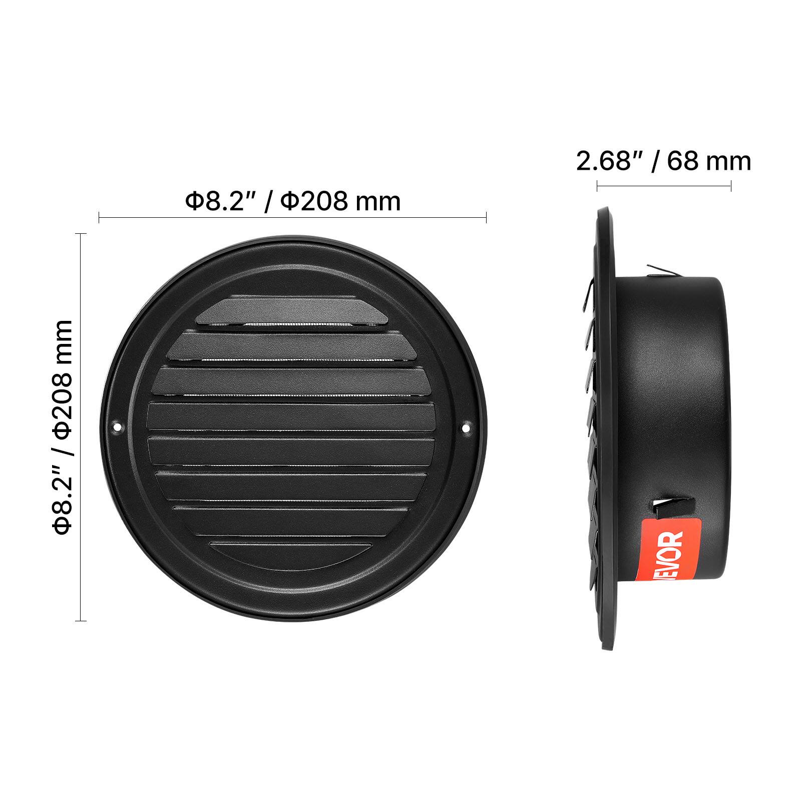 8.2" / 208 mm  
2.68" / 68 mm  
EVOR