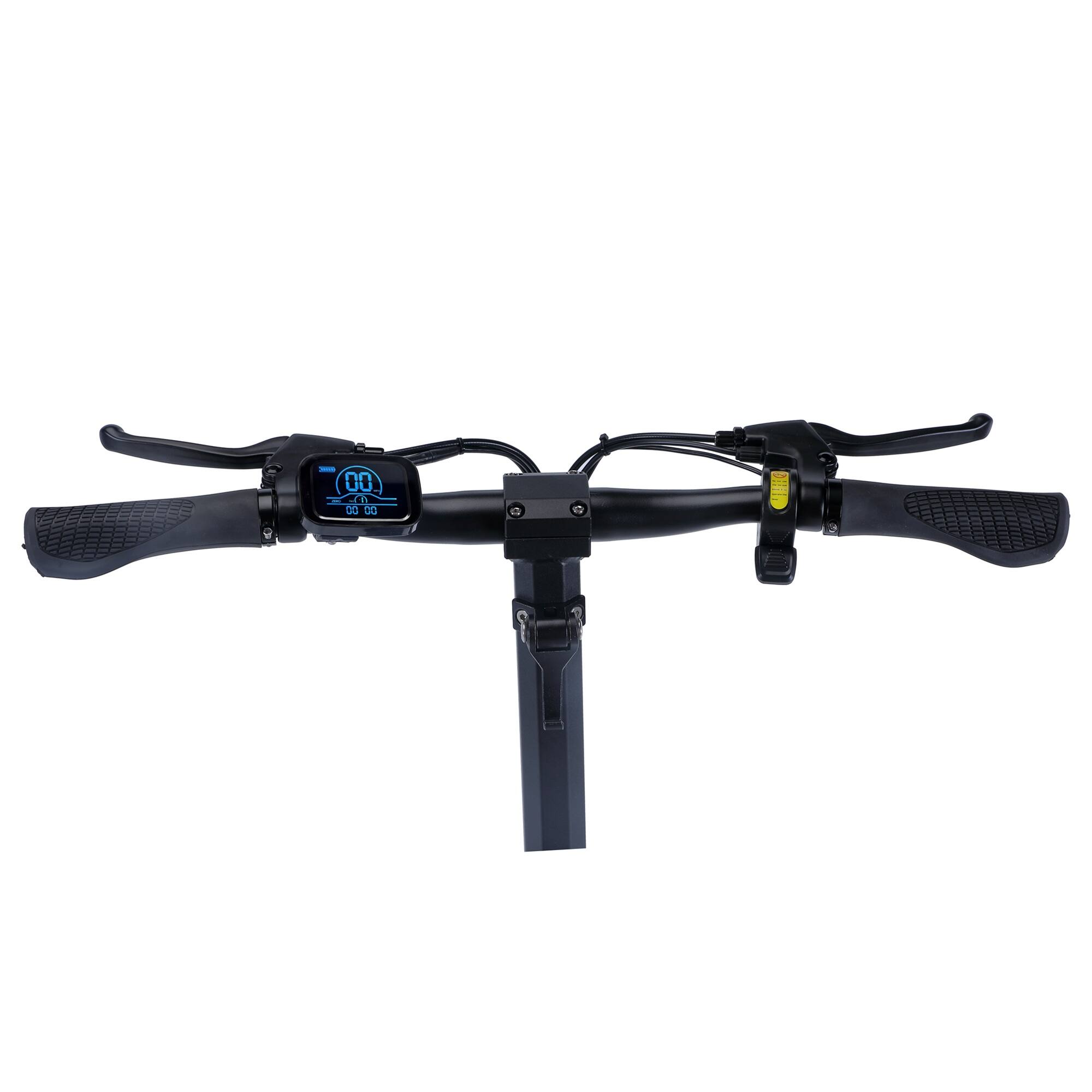 Left. GoPowerBike - GoPowerBike GoOne Foldable Electric Scooter 18.6mph Max Speed & 400W Motor - Black.