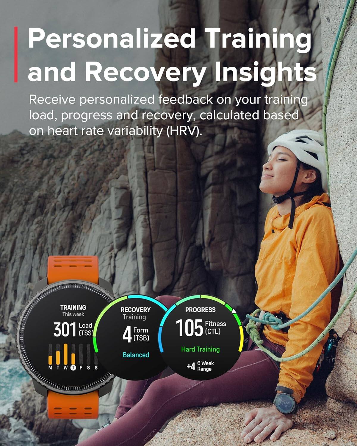 Personalized Training and Recovery Insights

Receive personalized feedback on your training load, progress and recovery, calculated based on heart rate variability (HRV).

TRAINING
This week
Load 301 (TSS)

RECOVERY
Training
Form (TSB) Balanced

PROGRESS
Fitness 105 (CTL)
Hard Training
+4 Week Range