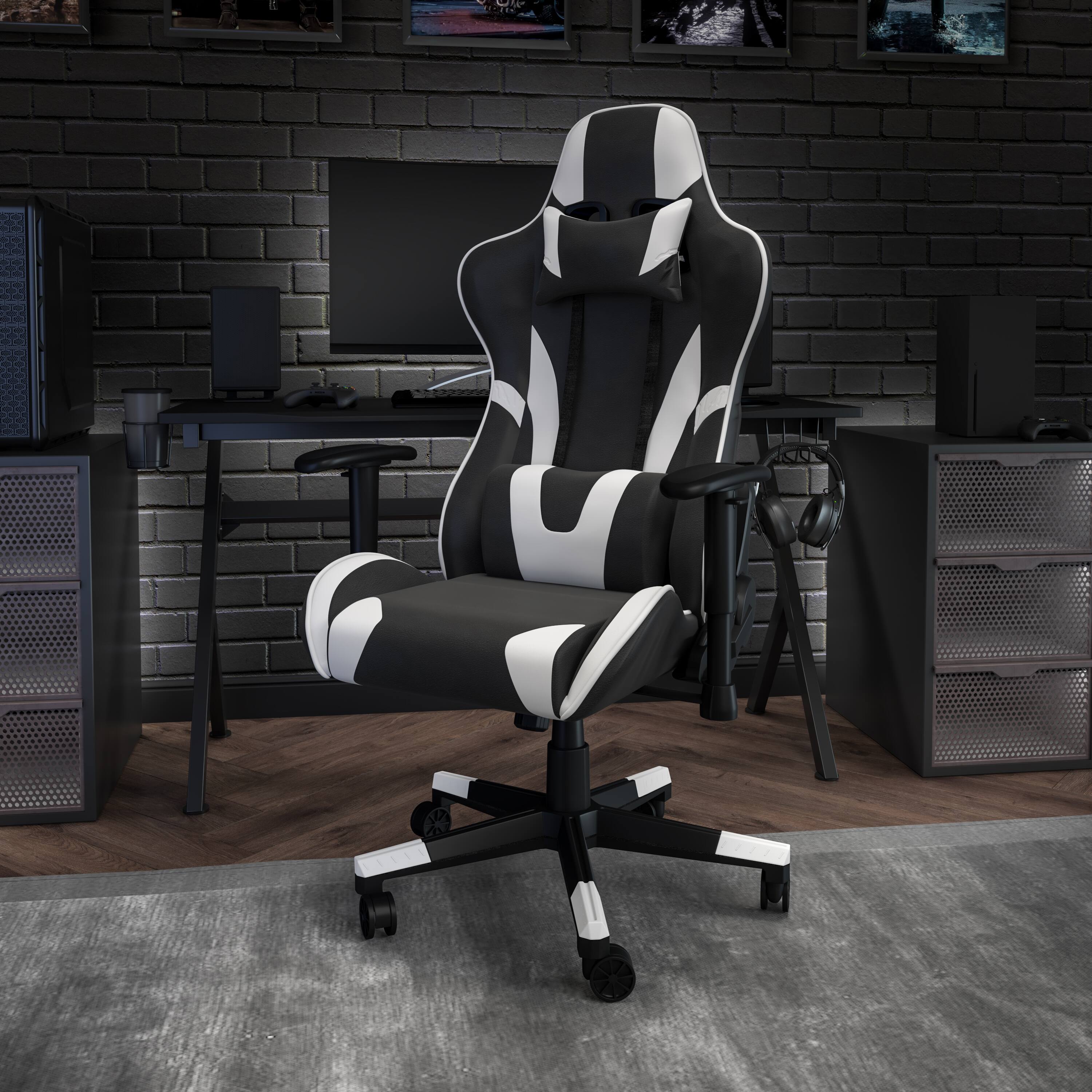 Alt View 1. Emma + Oliver - Z200 Gaming Chair Racing Office Ergonomic Computer PC Chair with Reclining Back - Black.