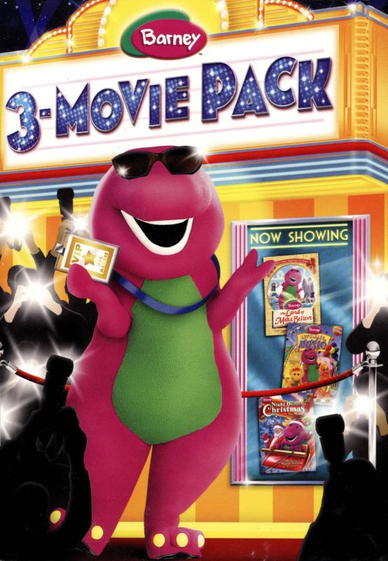 Barney: 3-Movie Pack - The Land of Make Believe/Let's Make Music/Night Before Christmas [3 Discs] [DVD]