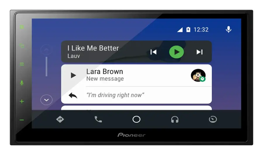 Alt View 18. Pioneer - 6.8" Android Auto™ and Apple CarPlay® Bluetooth® Digital Media (DM) Receiver - Black.