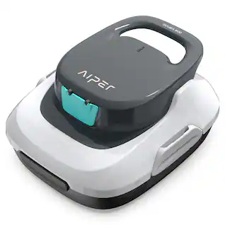 Aiper - Scuba 800 Cordless Robotic Pool Cleaner for Flat Above-Ground Pools up to 860sq.ft, Automatic Pool Vacuum - White