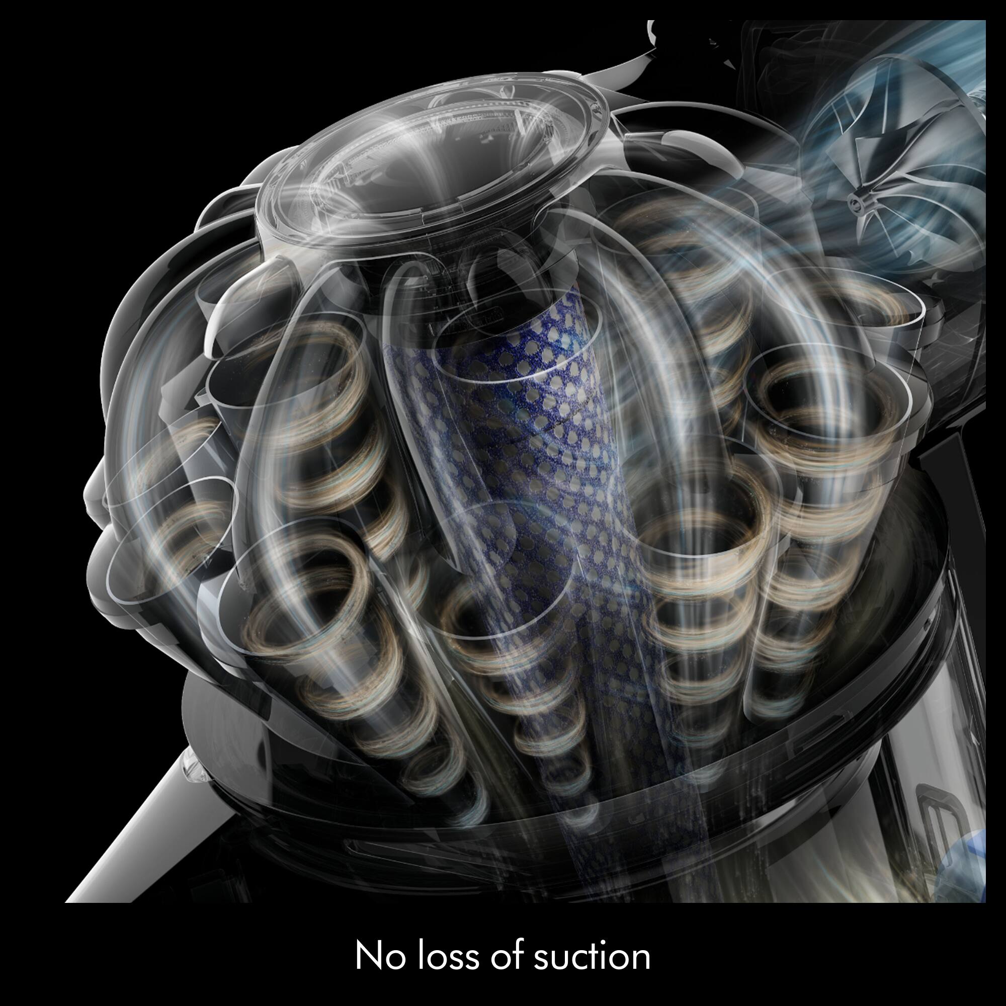 No loss of suction
