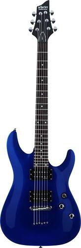 Front Standard. Schecter - Omen 6 6-String Full-Size Electric Guitar - Electric Blue.