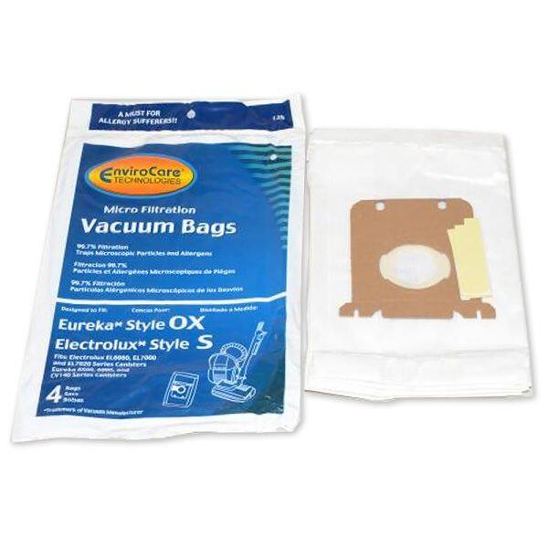A MUST FOR ALLERGY SUFFERERS!!  
Enviro Care TECHNOLOGIES Micro Filtration Vacuum Bags  
99.7% filtration Traps Microscopic Particles and Allergens  
7% Particles et Allergenes Microscopiques  
Microscopicos de Particulas Alergemicos Microscopicos de Particulas  
Best Fit for Eureka* Style OX Electrolux* Style S  
Eureka* Style OX Electrolux* Style S  
Eureka* Style OX Electrolux* Style S  
Eureka* Style OX Electrolux* Style S  
Eureka* Style OX Electrolux* Style S  
Eureka* Style OX Electrolux* Style S  
Eureka* Style OX Electrolux* Style S  
Eureka* Style OX Electrolux* Style S  
Eureka* Style OX Electrolux* Style S  
Eureka* Style OX Electrolux* Style S  
Eureka* Style OX Electrolux* Style S  
Eureka* Style OX Electrolux* Style S  
Eureka* Style OX Electrolux* Style S  
Eureka* Style OX Electrolux*