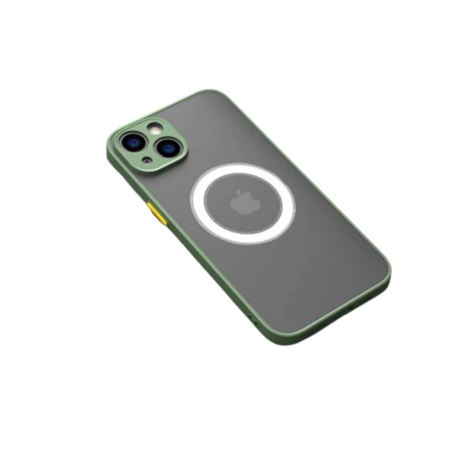 Home Collection - MagSafe Case w/ Magnetic Camera Lens Cover for iPhone 14 Pro Max – Protective Cover - Olive Green