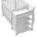 Alt View 12. Storkcraft - Portofino 5-in-1 Convertible Crib and Changer - White.