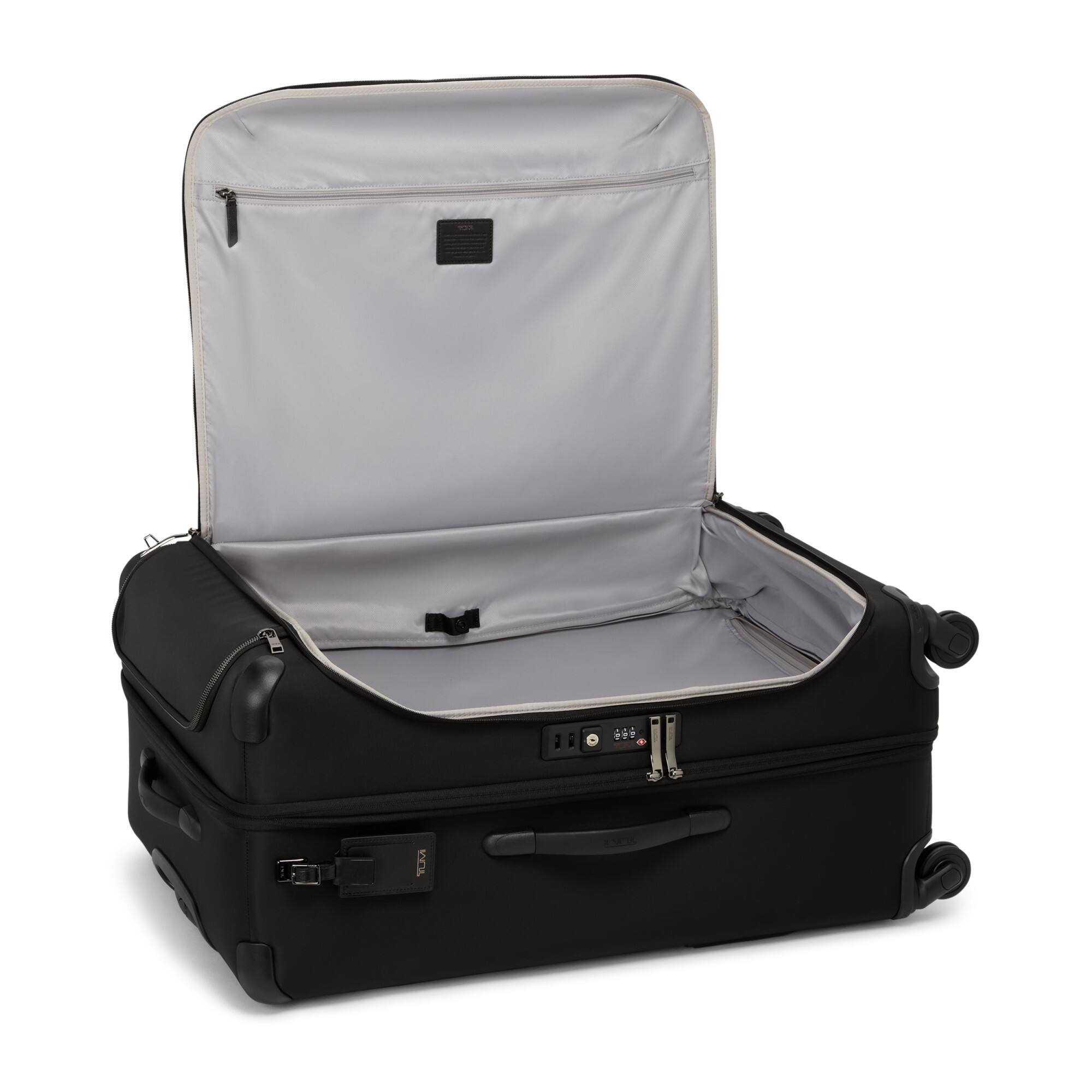 Angle. TUMI - Voyageur Travel Leger Short Trip 26" Expandable Packing Case Suitcase - Black with Gunmetal.