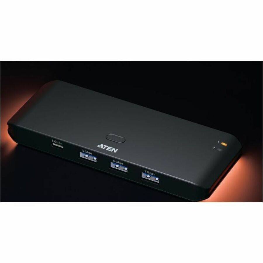 Aten Tech Aten Technology ATEN Essential 2 x 4 USB 3.2 Gen1 Sharing Switch (Host ...