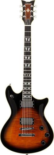Front Standard. Schecter - Tempest Custom 6-String Full-Size Electric Guitar - Dark Vintage Sunburst.