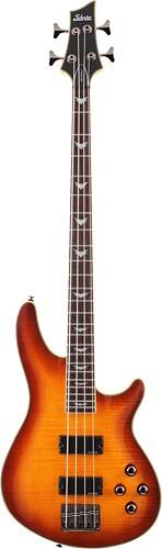 Front Standard. Schecter - Omen Extreme 4 4-String Full-Size Electric Guitar - Vintage Sunburst.