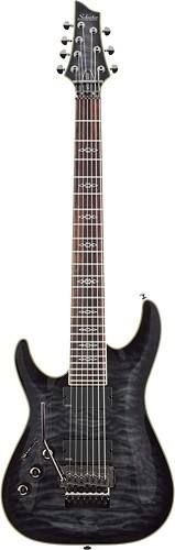 Front Standard. Schecter - Hellraiser Special C7 FR 7-String Full-Size Electric Guitar - See-Thru Black.