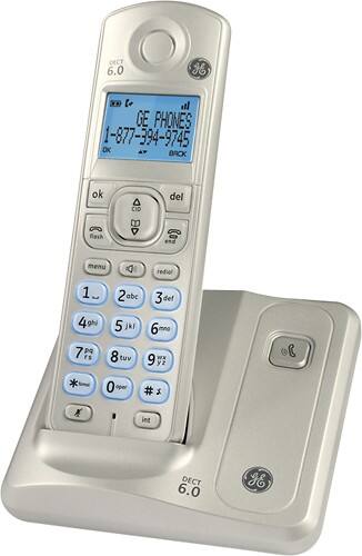 Angle Standard. GE - DECT 6.0 Expandable Cordless Phone.