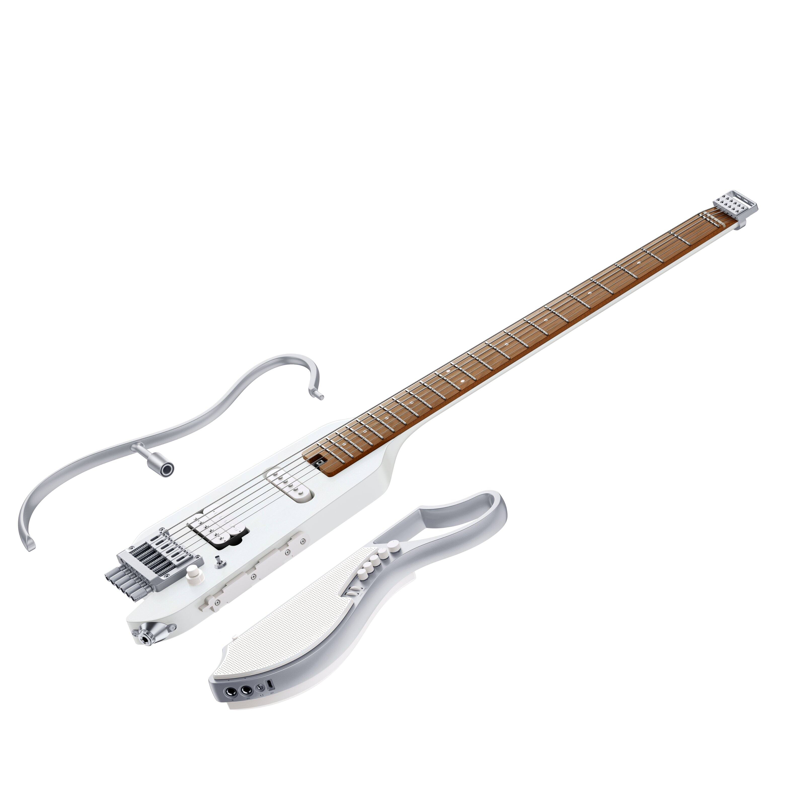 Angle. Donner music - Donner HUSH X LIVE Travel Guitar with Speaker.