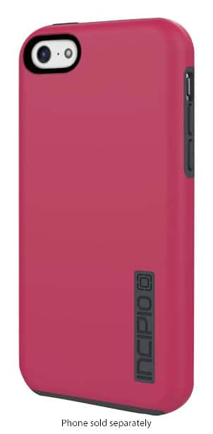 Front. Incipio - DualPro Case for Apple® iPhone® 5c - Pink/Gray.