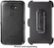 Alt View Zoom 4. OtterBox - Defender Series Case for LG G2 Cell Phones (Sprint, T-Cell) - Black.