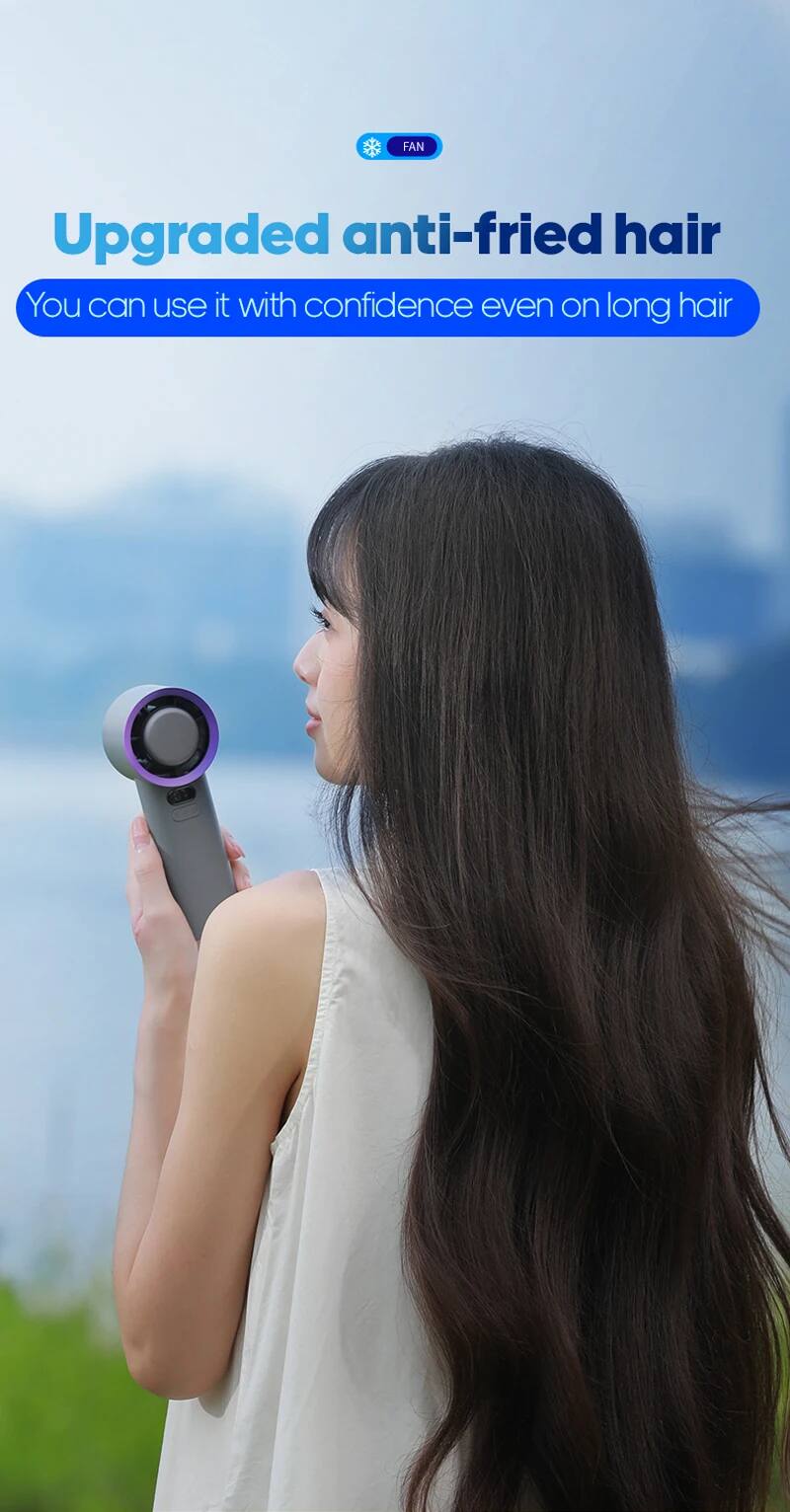 FAN  
Upgraded anti-fried hair  
You can use it with confidence even on long hair