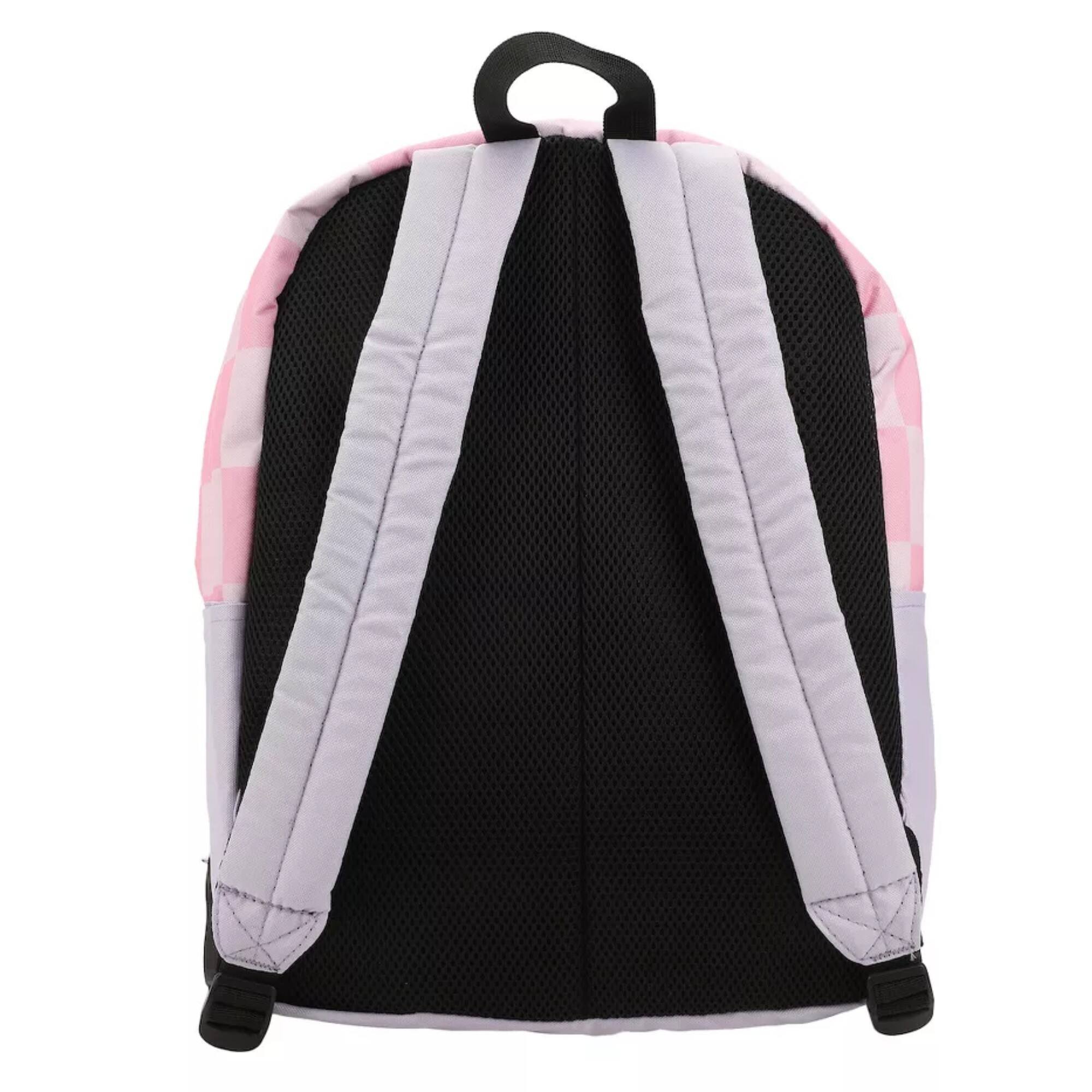 Alt View 3. Kirby - Kirby Inhaling Food 16" Pink School Bookbag with a Laptop pocket for girls - Pink.