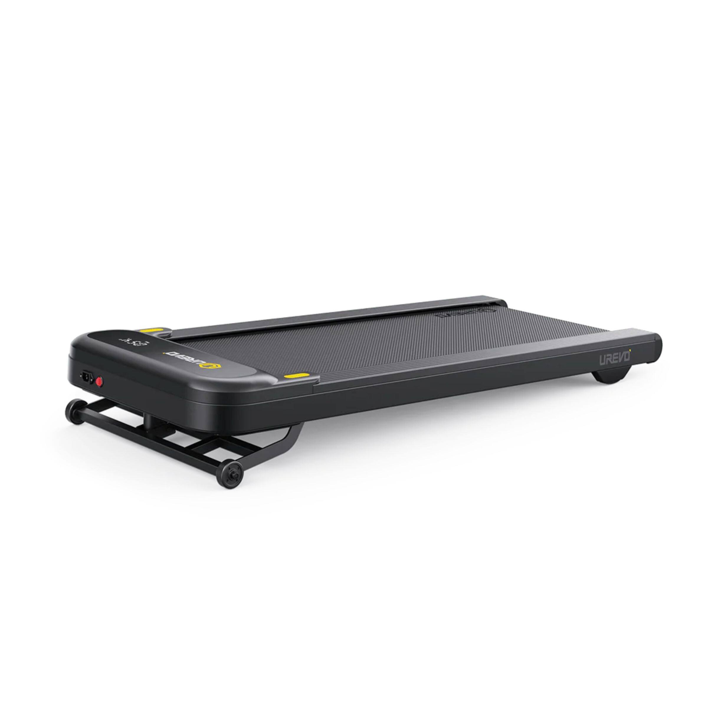 Angle. Urevo - Urevo Spacewalk 3S Treadmill - Black.