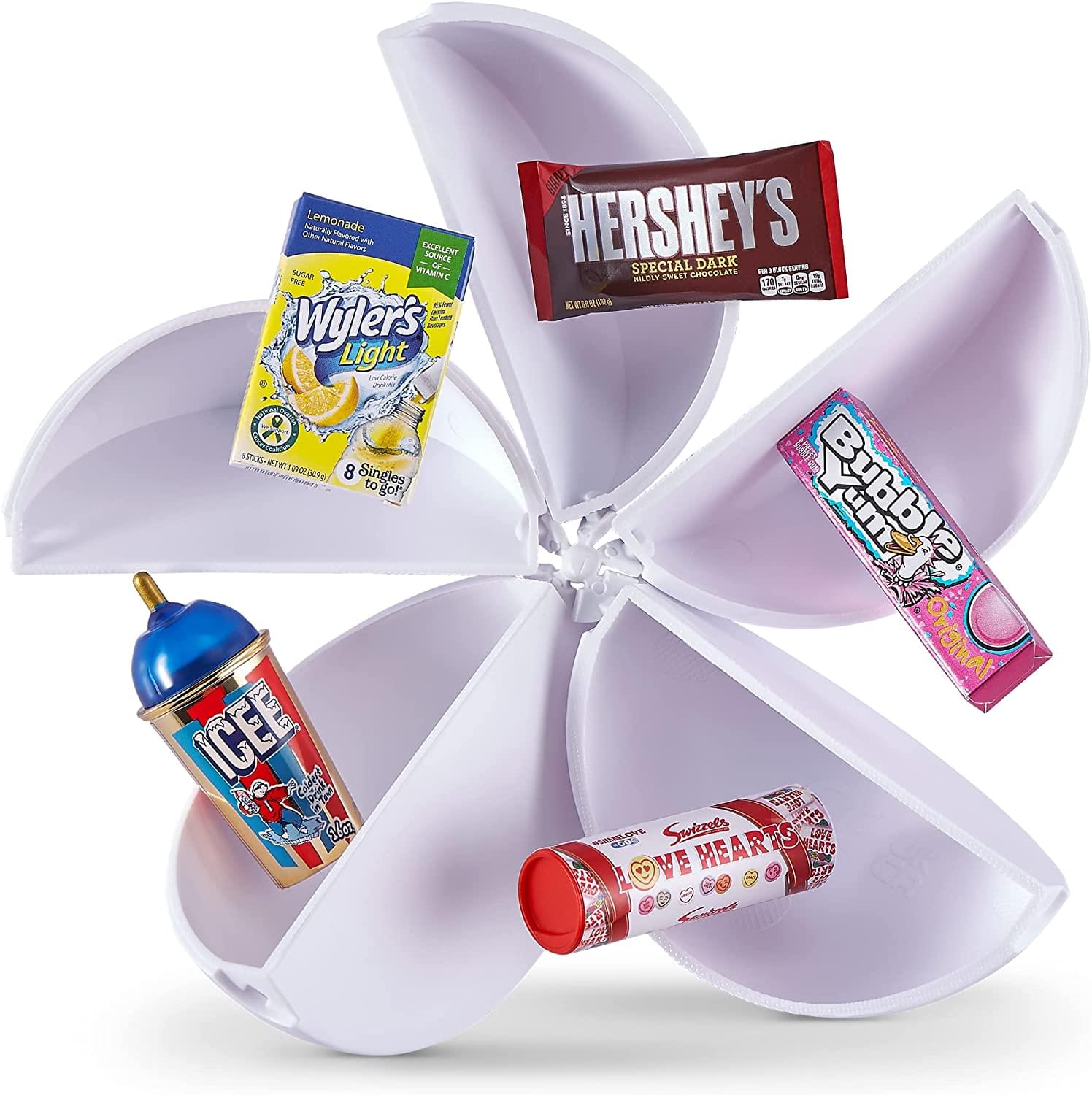- Wyler's Light Lemonade
- Hershey's Special Dark Milk Chocolate
- ICEE
- Sweetarts Love Hearts
- Bubble Gum