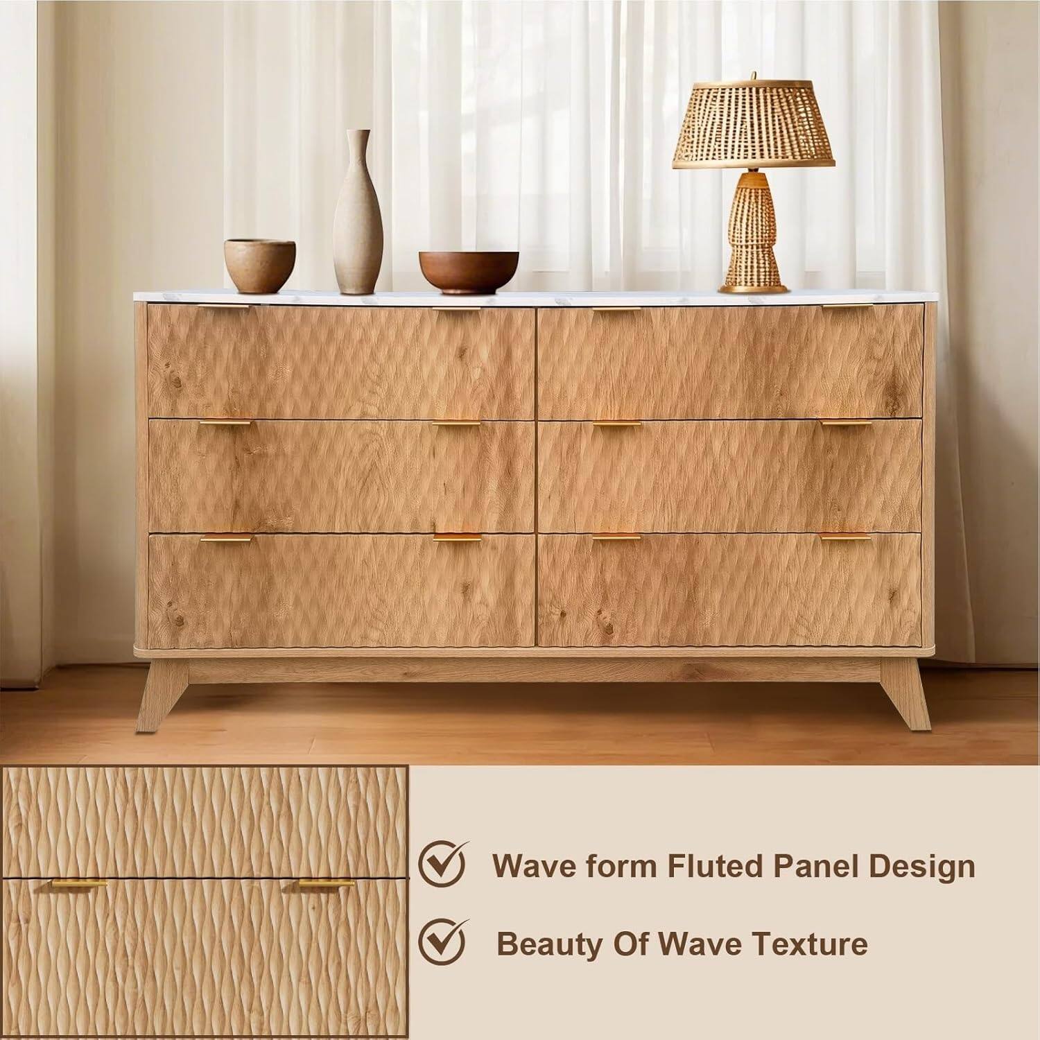 Wave form Fluted Panel Design  
Beauty of Wave Texture