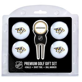 Team Golf - Nashville Predators 4-Ball Gift Set - Multicolor