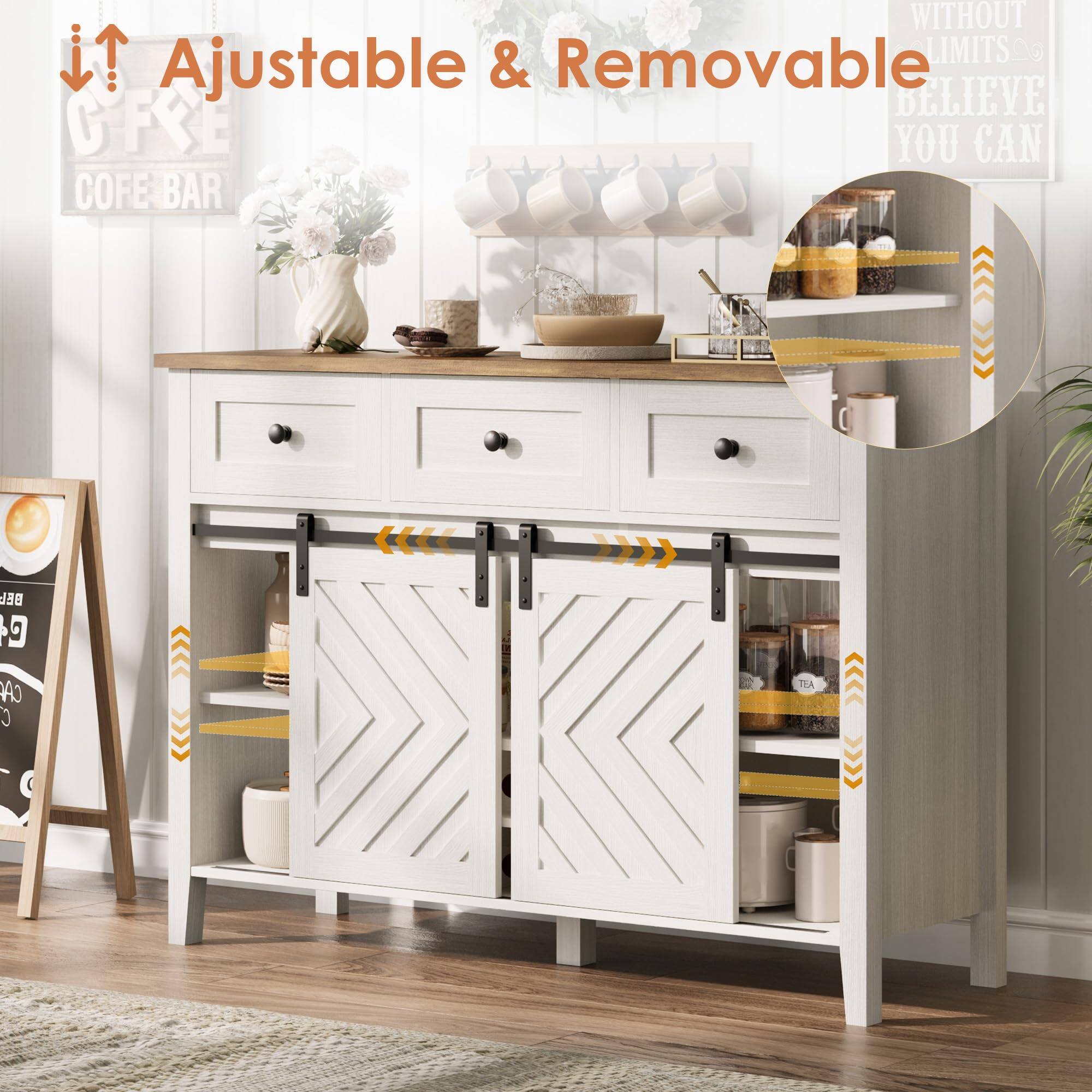 Ajustable & Removable  
COFFEE BAR  
WITHOUT LIMITS  
BELIEVE YOU CAN
