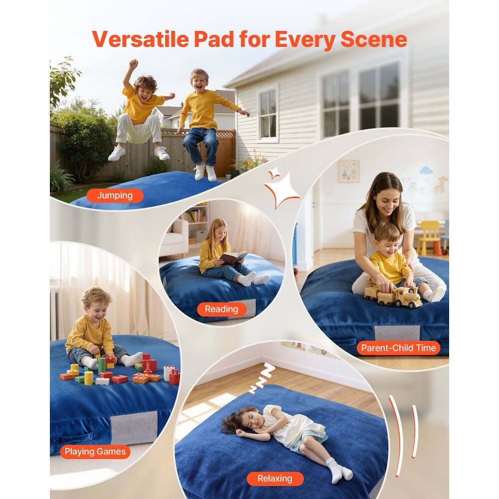 Versatile Pad for Every Scene

- Jumping
- Reading
- Parent-Child Time
- Playing Games
- Relaxing