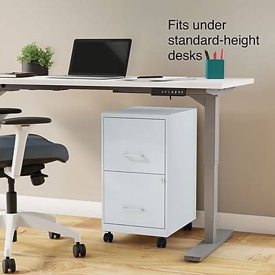 Fits under standard-height desks