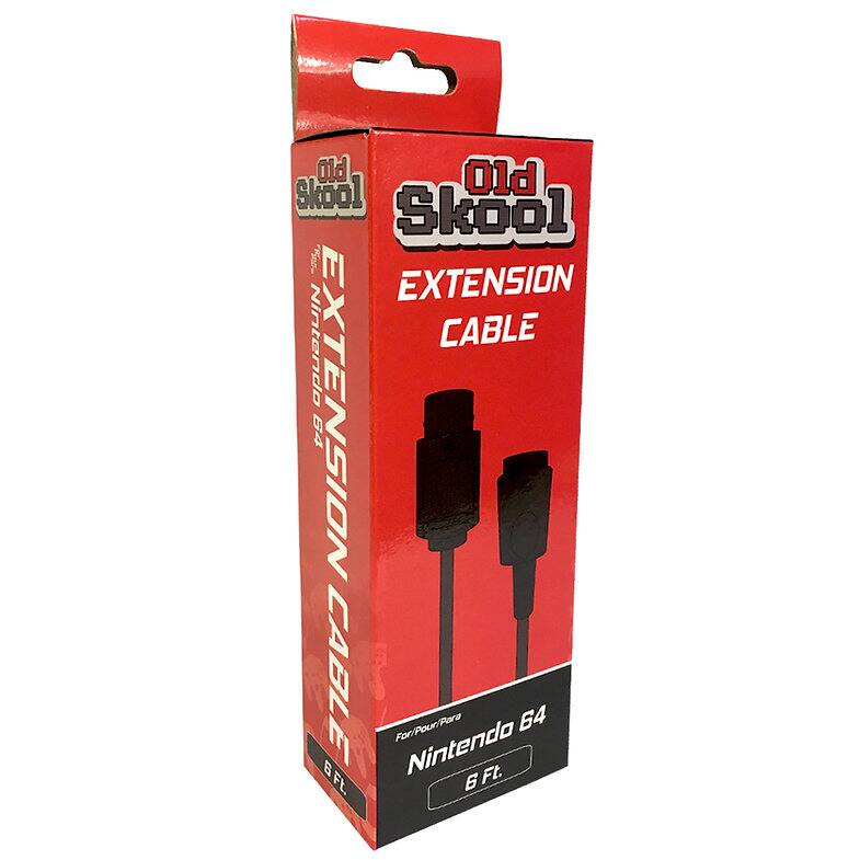 Old Skool Extension Cable for Nintendo 64, 6 Ft.