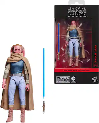 STAR WARS THE BLACK SERIES IZARA DEVON 04 STAR WARS: MAUL SHADOW LORD WARNING: 4+ CHOKING HAZARD-Small parts. Not for children under 3 years. 02584 G1516 ASST.