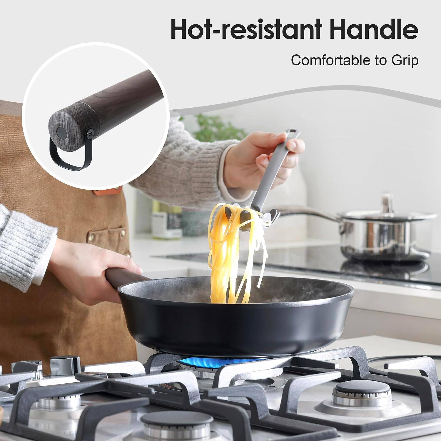 Hot-resistant Handle  
Comfortable to Grip