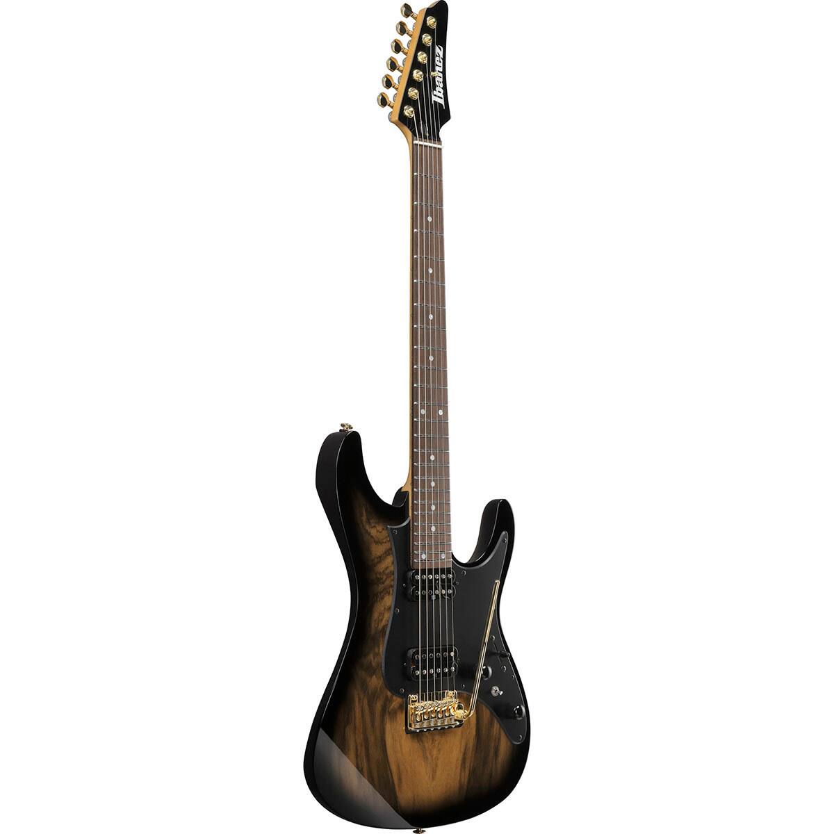 Alt View 2. Ibanez - Ibanez AZ Premium Series AZ41P1EW Electric Guitar, Natural Gray Burst.