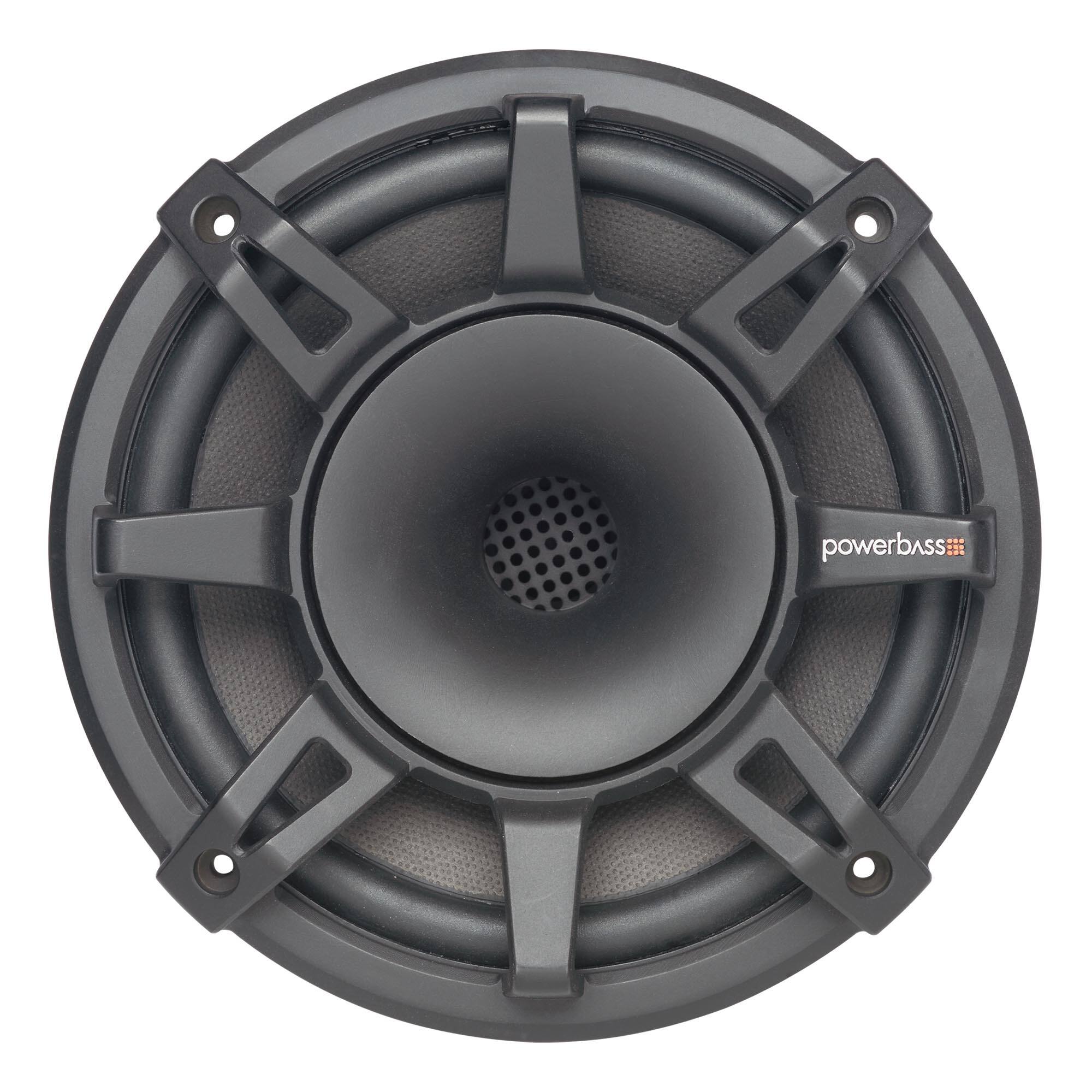 Alt View 1. Powerbass - PowerBass PBX-PRO6CD - 6.5" Pro Mid Range with Compression Horn Tweeters, Pair - 150Wrms / 300Wmax - 4 ohm - Black/Gray.
