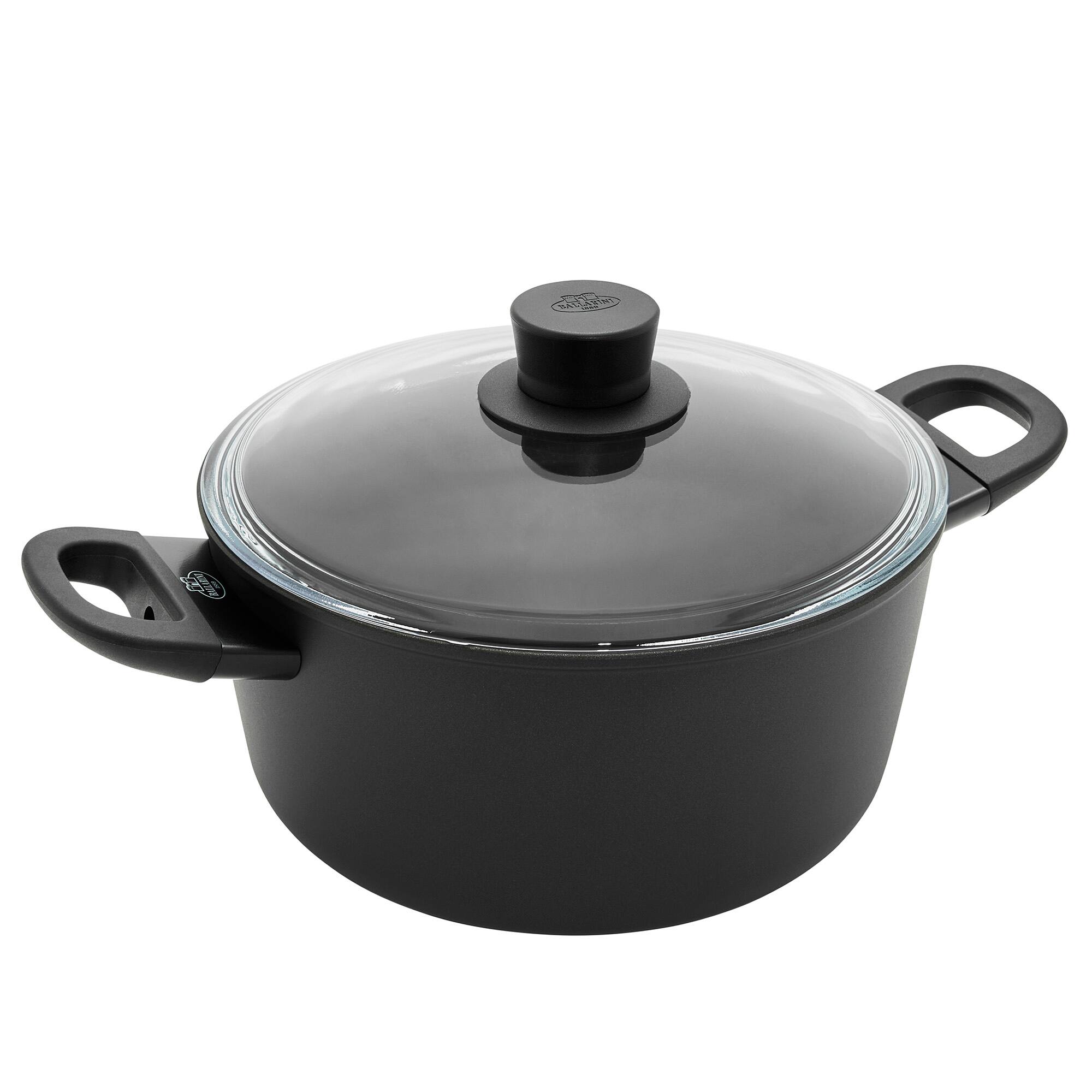 Alt View 3. Ballarini - BALLARINI Avola by HENCKELS 10-pc Aluminum Nonstick Cookware Set - Black.