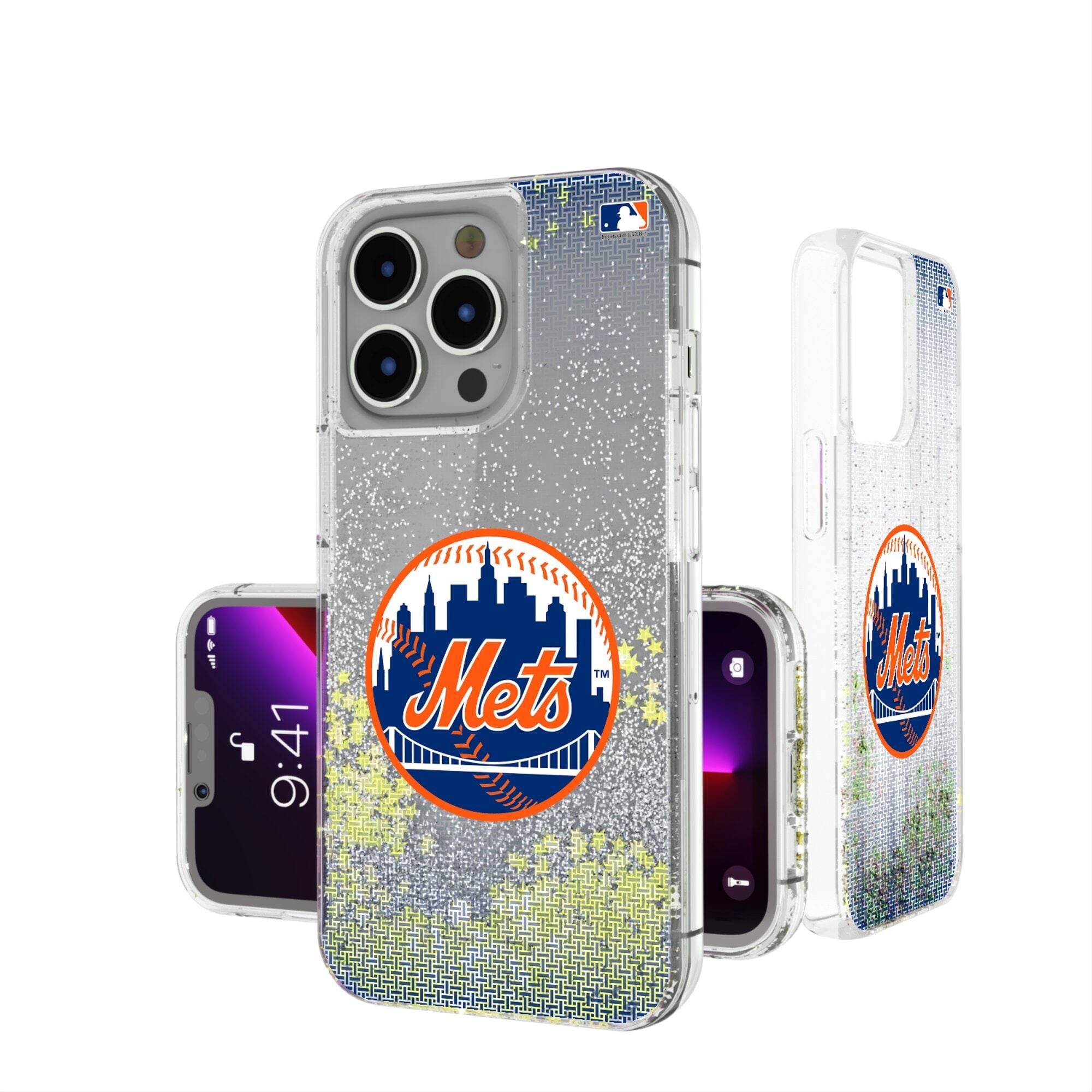 Keyscaper - MLB - New York Mets - Linen Logo iPhone Glitter Case - 16 Pro - Multicolor price history on PriceWatchPro