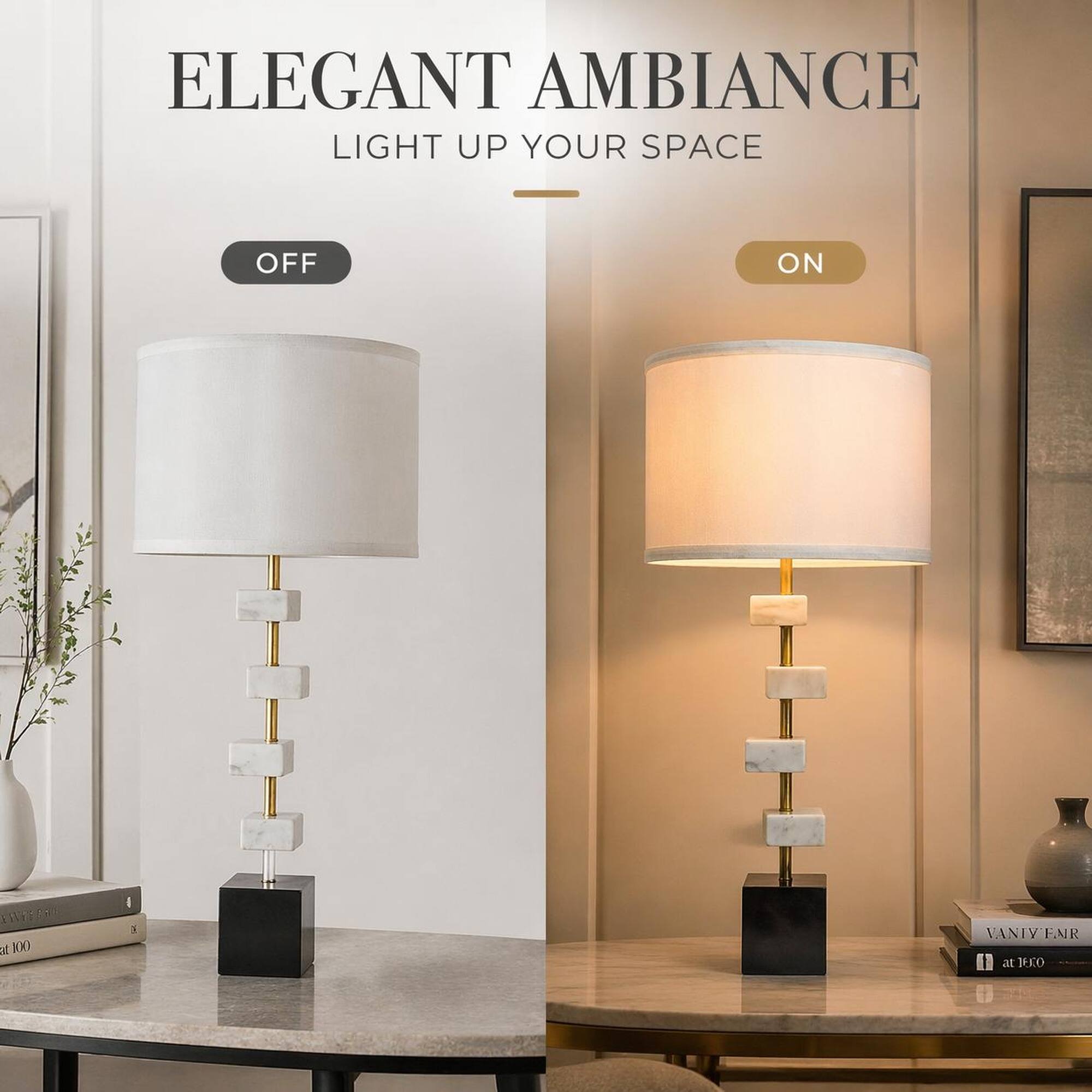 ELEGANT AMBIANCE  
LIGHT UP YOUR SPACE  

OFF  
ON  

BY FAIR at 1000