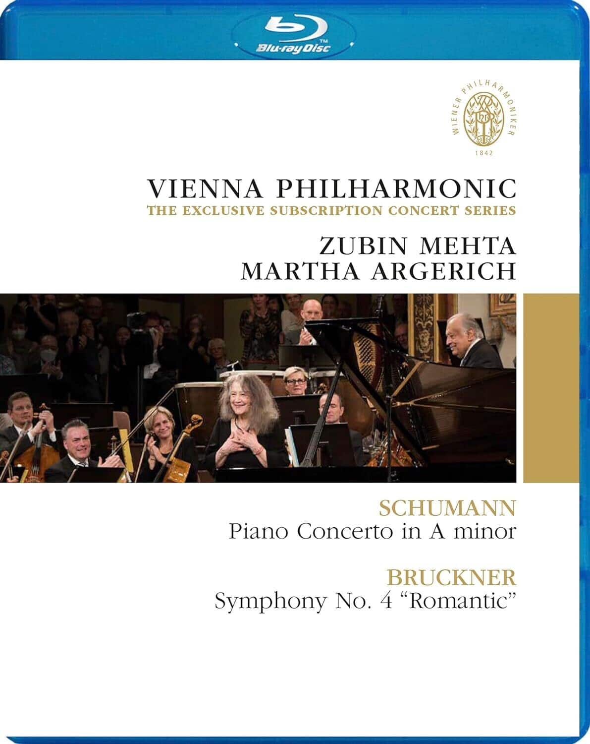 Dick Kuijs - The Exclusive Subscription Concert Series - Martha Argerich & Zubin Mehta  - BLU-RAY