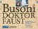 Front Standard. Busoni: Doktor Faust [CD].