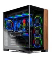 Skytech Gaming - PRISM4 Gaming PC - AMD Ryzen 7 9800X3D - 32GB Memory - AMD Radeon RX 9070XT - 2TB NVMe SSD - Black - Front_Zoom