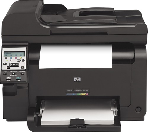 Best Buy: Laserjet Pro 100 M175nw Network-Ready Wireless Color All-In-One Printer MFP M175nw