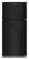 Front. Amana - 28 in. Wide 14.3 cu. ft. Top-Freezer Refrigerator With A Large Crisper Drawer - Black.