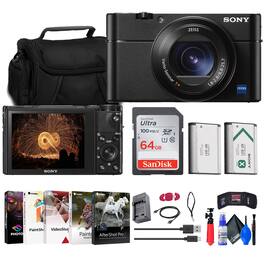 Sony - Cyber-shot DSC-RX100 VA Digital Camera + Case + 64GB Card + More
