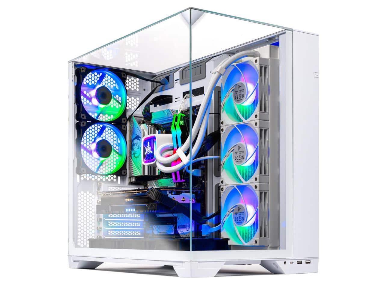 Skytech Gaming - Skytech O11 Vision, Intel Ultra 7 270K, RTX 5080, 1TB SSD, 32GB DDR5, 850W PSU, 360 AIO, WI-FI 6, Win 11 - White