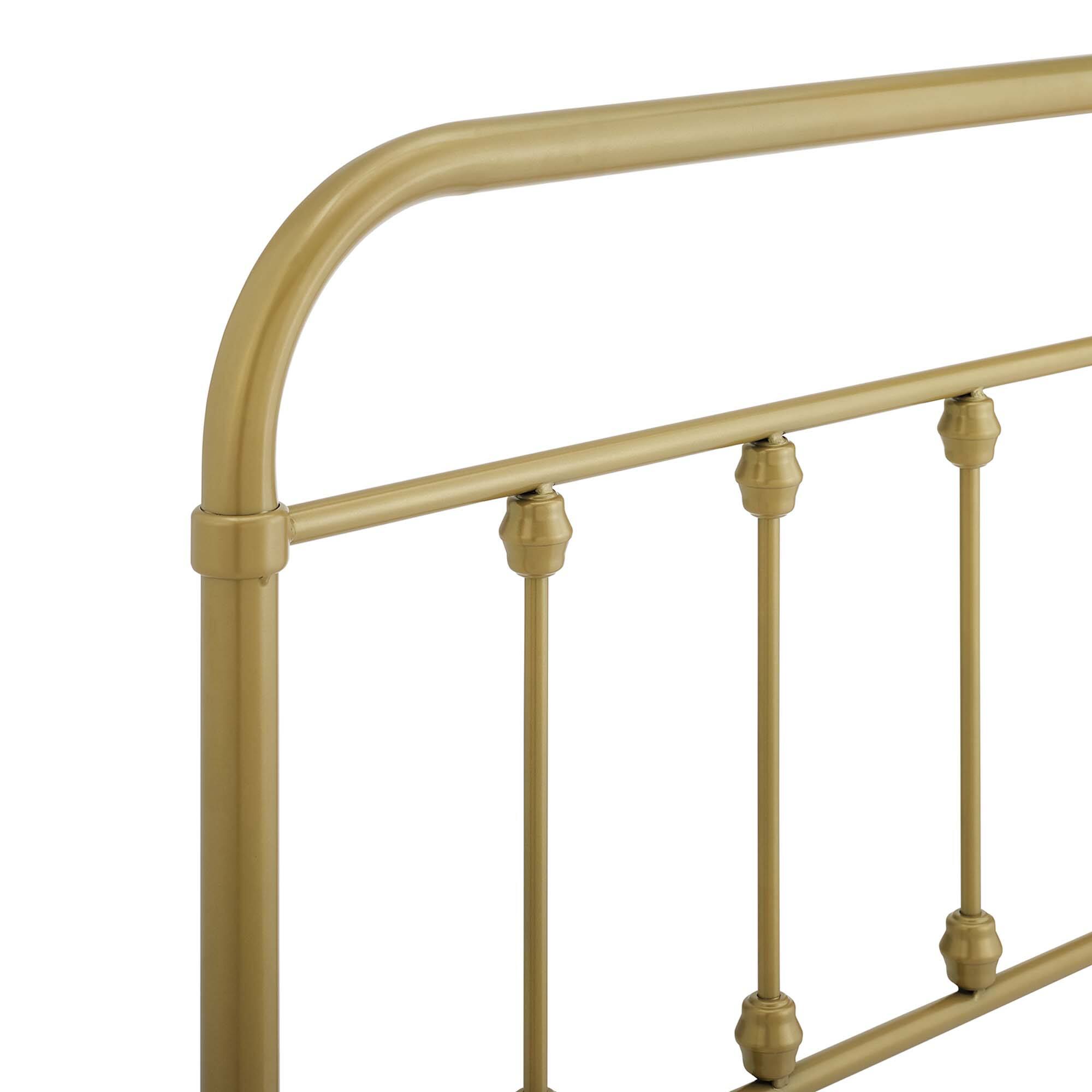 Back. Modway - Sage Metal Queen Headboard by Modway - Yellow.